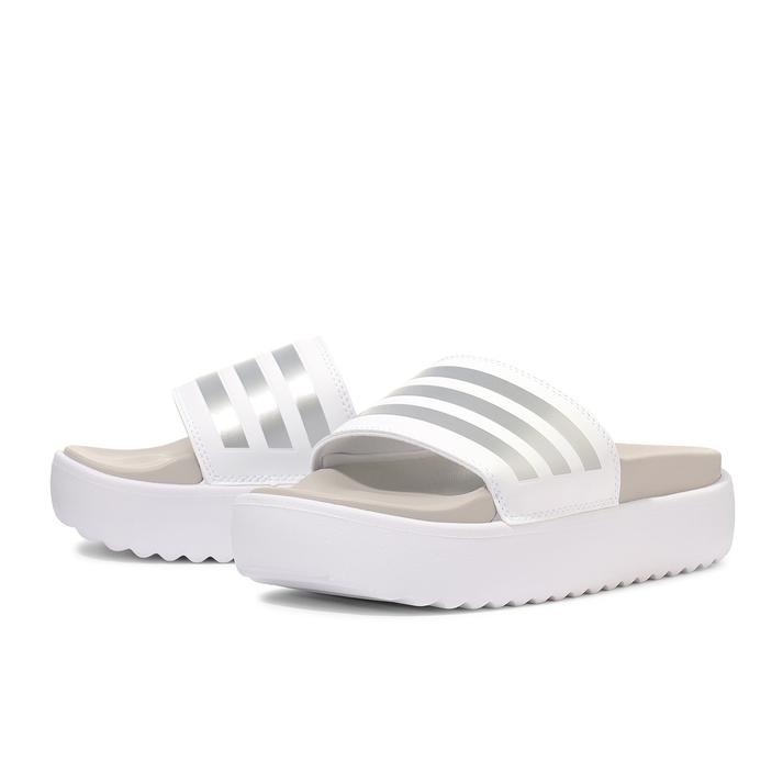 楽天ABC-MART SPORTSレディース 【ADIDAS】 アディダス ADILETTE PLATFORM W アディレッタ プラットフォーム W IE9703 FTWR/ZERO/GREY