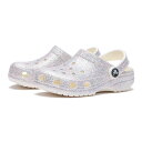 キッズ 【crocs】 クロックス 18-21 CLASSIC GLITTER CLOG K キッズクラシックグリッタークロッグ 206993-9DI MYSTIC GLITTER