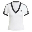 レディース 【adidas】 アディダス W 3ST V-NECK TEE 