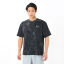 【UNDER ARMOURウェア】 アンダーアーマーウェア M UA HW OS SS PRINTED M UA HW OS SS PRINTED 1384799 001BLK 柔らかく肌なじみの良いコットン混紡素材を使用。やや厚手の生地で運動時に汗をかいてもボディラインが透ける心配はない。他アイテムともスタイリッシュに合わせられるので、ライフスタイルにスポーツを取り入れるのにぴったりな一枚。やや厚手の生地が、汗による透けを防ぐオーバーサイズのシルエットがリラックス感を演出水分コントロール：汗を素早く吸収、外部へ発散し、アスリートの身体を常にドライに保つ サイズ目安はこちら 【サイズ目安】 SM(S)＝着丈68.5cm　身幅55cm　肩幅52cm　袖丈22.5cm MD(M)＝着丈705cm　身幅58cm　肩幅54.5cm　袖丈22.5cm LG(L)＝着丈72.5cm　身幅60.5cm　肩幅57cm　袖丈22.5cm XL(O)＝着丈75cm　身幅63cm　肩幅59.5cm　袖丈22.5cm 商品は、独自の採寸方法により採寸されています。 商品生地の特性によって、1cm前後の誤差が生じる場合があります。素材=ナイロン 【ご購入前に必ずこちらをご確認ください。 】 [ABCMART][ABCmart][abcmart][ABCマート][abcマート][エービーシーマート][エービーシー][エービーシー マート]