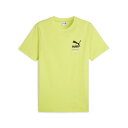 【PUMA】 プーマ M CL BRAND LOVE GR TEE ショートスリーブ 625028 38LIME SHEEN