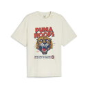 【PUMA】 プーマ M SHOWTIME TEE 1 ショートスリーブ 624737 01ALPINE SNOW フロントのトラのプリントが特徴的なプーマ フープス ショータイム T シャツ。レギュラーフィットの程よいフィット感でバスケットなどアクティブシーンはもちろん、あらゆるシーンでお使いいただけるアイテムです。 サイズ目安はこちら PUMA メンズ(アジアサイズ)目安 素材=コットン（=綿）・ポリエステル・本体) 天竺: コットン 70% コットン (リサイクル) 30% 衿) リブ: コットン 50% ポリエステル 29% コットン (リサイクル) 21% 上記サイズ表は各部位の目安寸法となります。製品の仕上がり寸法ではございません。こちらの商品は商品不良を除く返品・交換はお受け致しかねます。商品を入れる袋が破損していた場合、代用（他メーカーを含）の袋を使用する場合がございます。商品保護を主としたものですので、どうかご了承下さい。 【ご購入前に必ずこちらをご確認ください。 】 [ABCMART][ABCmart][abcmart][ABCマート][abcマート][エービーシーマート][エービーシー][エービーシー マート]