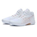 レディース 【ASICS】 アシックス W LADY GELFAIRY 9 Wゲルフェアリー9 1062A007.101 WHITE/ROSE GOLD スピーディーなプレースタイルのためにデザインされた、快適でサポート力に優れたバスケットボールシューズ。レディス専用ラストをベースとしたL.A.コンフォート機能を搭載。アーチを支え母趾への負担を軽減。（E相当） サイズ目安はこちら 【サイズ目安】(個人差がございますので、あくまでも目安とお考え下さい。)このシューズの作りは標準です。素材=人工皮革（=合成皮革）・合成繊維・合成樹脂・ゴム 【ご購入前に必ずこちらをご確認ください。 】 [ABCMART][ABCmart][abcmart][ABCマート][abcマート][エービーシーマート][エービーシー][エービーシー マート]