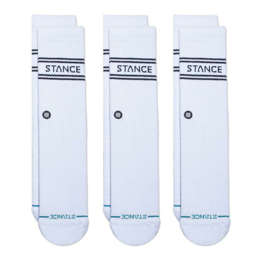 【STANCE SOCKS】 スタンス ソックス BASIC 3 PACK CREW ソックス A556D20SRO#WHT_ 【STANCE SOCKS】 スタンス ソックス BASIC 3 PACK CREW ソックス A556D20SRO#WHT_