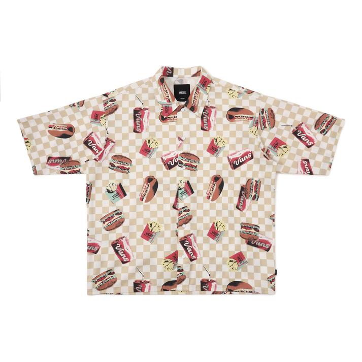 楽天ABC-MART SPORTS【VANS】 ヴァンズ POP FAST FOOD SS SHIRT ショートスリーブ VN000NNNEF9 ABC-MART限定