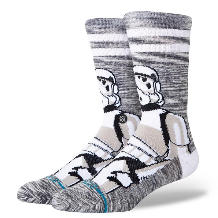【STANCE SOCKS】 スタンス ソックス THE STORM TROOPER CREW ソックス A556A25THE#WHT