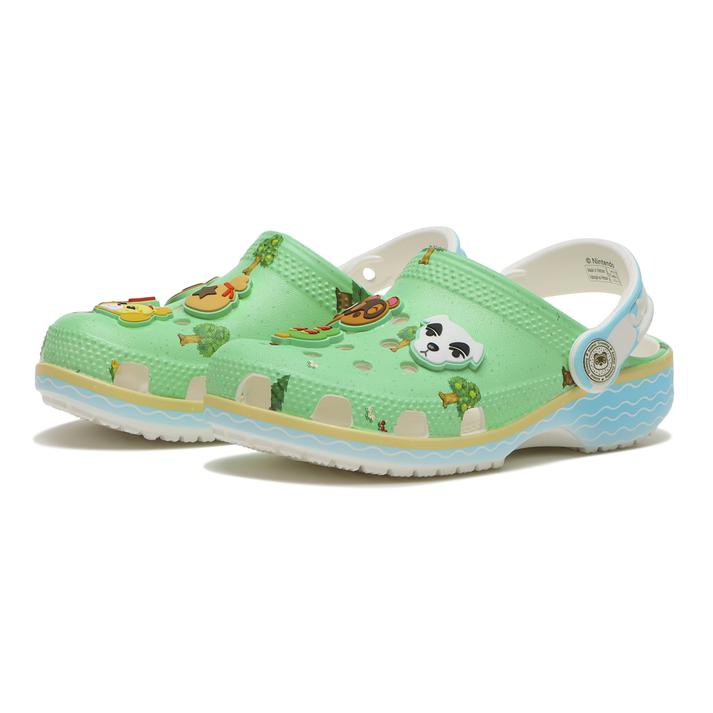 キッズ 【crocs】 クロックス 18-21 ANIMALCROSSCLASSICCLOG K キッズ 「どうぶつの森」 クラシック ク..