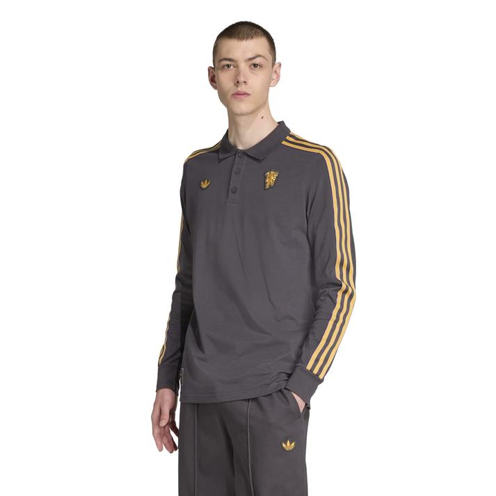 【adidas】 アディダス M MANCHESTER UFC T POLO LS ロングスリーブ JN2822