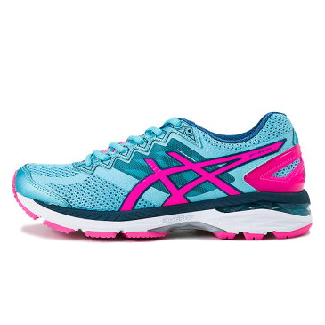 【ASICS】 アシックス LADY GT-2000 NEWYORK 4-slim スリム TJG521　4034 ターコイズ/PK