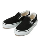 ジュニア 【VANS】 ヴァンズ SLIP ON スリッポン V98CK　BLACK