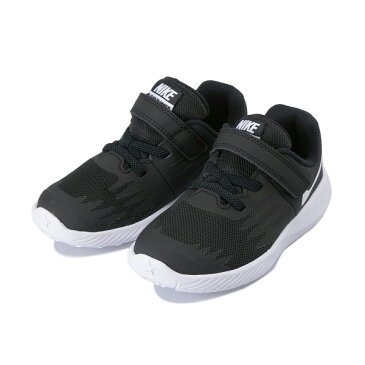 キッズ NIKE スニーカー 12-16STAR RUNNER (TDV) ナイキ スター ランナー TDV 907255-001　001BLACK/WHITE