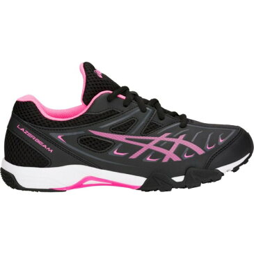 ジュニア 【ASICS】 アシックス 22.5-25LAZERBEAM SC レーザービーム 1154A004　002 P.BK/ピーチ