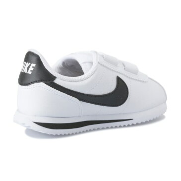 キッズ NIKE ナイキ スニーカー 17-22CORTEZ BASIC SL (PSV) コルテッツ ベーシック SL PSV 904767-102　102WHITE/BLACK