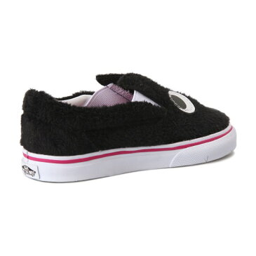 ベビー 【VANS】 SLIP-ON FRIEND ヴァンズ スリッポン フレンド VN0A3TK4U4T (P.FUR)BLK/WHT