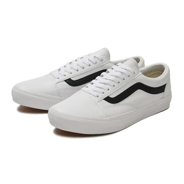 【VANS】OLD SKOOL DX LEA ヴァンズ オールドスクール DX レザー V36L+ 18HO　WHITE