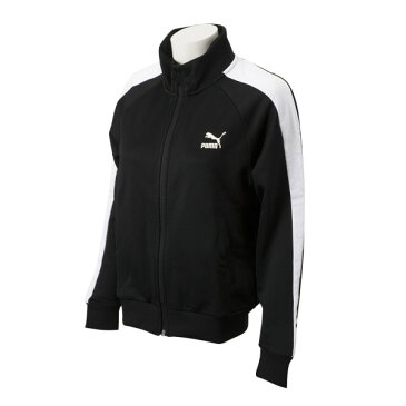 レディース 【PUMA ウェア】 W CLASSICS T7 トラックJK 579060 01ブラック