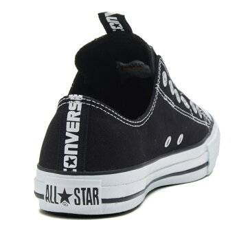 【CONVERSE】 コンバース ALL STAR LOGOTAPE SLIP OX オールスター ロゴテープ スリップ オックス 32863431 ABC-MART限定　*BLACK