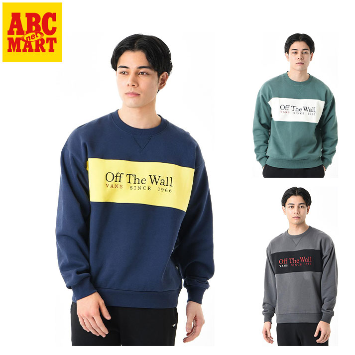 楽天ABC-MART SPORTS【VANS】 ヴァンズ M Bi-Color Marion C SWT スウェットクルー 124R1043600 ABC-MART限定