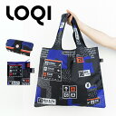 ローキー エコバッグ メール便送料無料 LOQI ローキー エコバッグ 【 折り畳み 折りたたみ loqi ショッピングバッグ ショッパー エコバック サブバッグ レジカゴ トート ナイロン レディース メンズ かばん 鞄 大容量 マザーズバッグ 正規品 コンビニサイズ マチ広 ポイント10倍】ホワイトデー