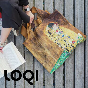 メール便送料無料 エコバッグ LOQI ミュージアムコレクションローキー museum collection エコバック トート 折りたたみ 折り畳み コンパクト ブランド おしゃれ ナイロン レジカゴ ショッピングバッグ 絵画 レディース メンズ コンビニサイズ マチ広 ポイント10倍母の日