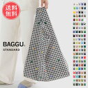 メール便送料無料 BAGGU スタンダードバグゥ エコバッグ STANDARD【バグー エコバック トートバッグ 折りたたみ 折り畳み おしゃれ ナイロン レジカゴ ショッピングバッグ 猫 北欧 レディース Mサイズ サブバッグ】ホワイトデー