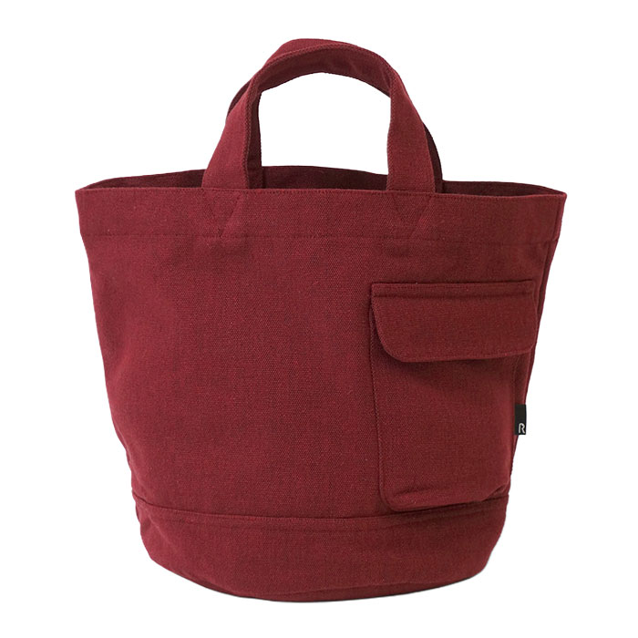 楽天市場】バケツ型 トートバッグ（カラーレッド）（バッグ・小物