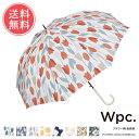 送料無料 Wpc. 雨傘 花柄 長傘 【 傘 レディース おしゃれ ジャンプ 雨 晴雨兼用 雨晴兼用 UV フラワー 大人 兼用 上品 UVカット ブランド wpc 女性 紫外線防止 プレゼント ギフト】お中元