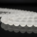 【P5倍! 5/6 9:59】 水晶 ビーズ 艶消し 10mm 連売り 天然石 パワーストーン 石 丸 玉 珠 連 手芸 手作り 自作 ハンドメイド アクセサリ...