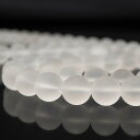 【P5倍! 5/6 9:59】 水晶 ビーズ 艶消し 12mm 連売り 天然石 パワーストーン 石 丸 玉 珠 連 手芸 手作り 自作 ハンドメイド アクセサリ...