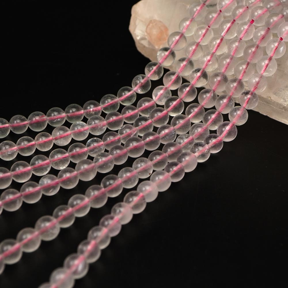 パープルフローライト 8mm 丸玉 ビーズ 連売り 約38cm 紫 蛍石 天然石 パワーストーン 石 丸 玉 珠 連 手芸 手作り 自作 ハンドメイド アクセサリー パーツ 素材 材料 8ミリ