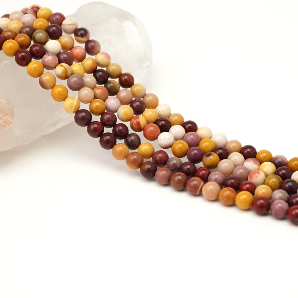 ムーアカイト ビーズ 丸玉 6mm 連売り 天然石 パワーストーン 石 丸 玉 珠 連 手芸 手作り 自作 ハンドメイド アクセサリー パーツ 素材 材料