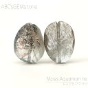 モスアクアマリン 13×9×5-11×8×4mm ナゲット ビーズ 1粒売り バラ売り ニュアンス 人気 天然石 カットビーズ 粒 バラ 石 珠 手芸 手作り 自作 ハンドメイド アクセサリー パーツ 材料 素材 cp6s