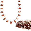 ガーネット 10×5×3-8×5×3mm マーキス ビーズ 連売り 約14-15粒 ザクロ石 1月誕生石 天然石 カット 石 連 手芸 手作り 自作 ハンドメイド アクセサリー パーツ 素材 材料