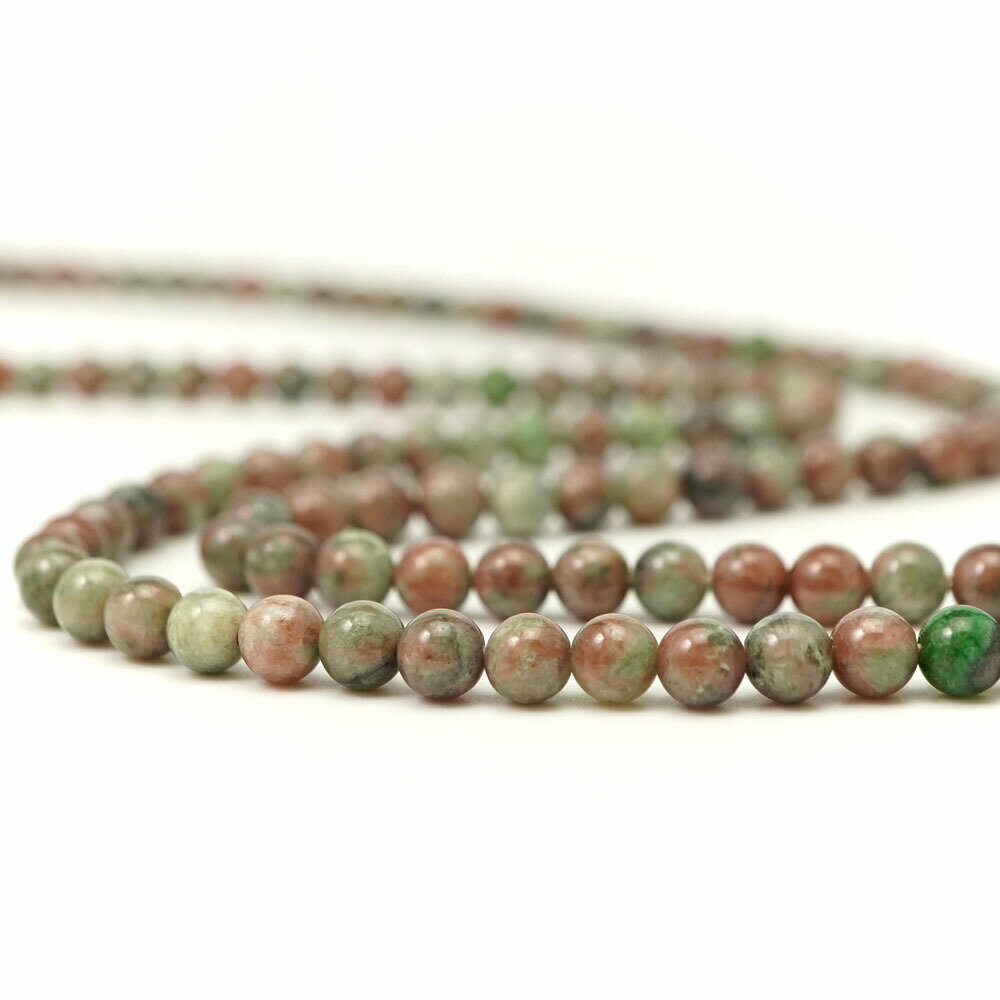 天然石 ビーズ エクロジャイト 6mm 丸玉 ビーズ 1連売 38cm 連売 石 連 パワーストーン ハンドメイド 手芸 アクセサリー ネックレス パーツ 素材 6ミリ cp12s