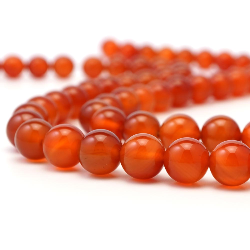 天然石 カーネリアン 12mm 丸玉 ビーズ 1連売 38cm 連売 石 連 パワーストーン ハンドメイド 手芸 アクセサリー ネックレス パーツ 素材 12ミリ cp7s