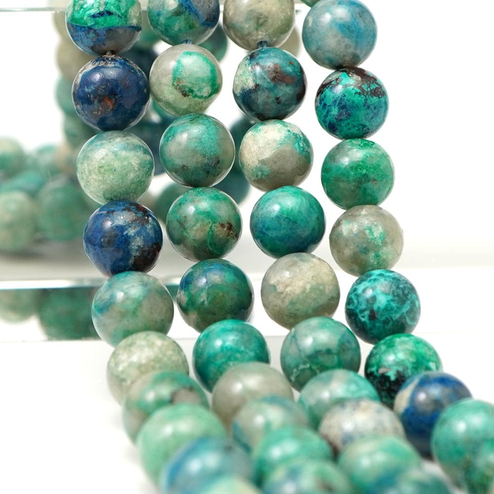 クォンタムクワトロシリカ 10mm 丸玉 ビーズ 連売り 約38cm エンジェルストーン 超希少 天然石 パワーストーン 石 丸 玉 珠 連 手芸 手作り 自作 ハンドメイド アクセサリー パーツ 素材 材料 10ミリ