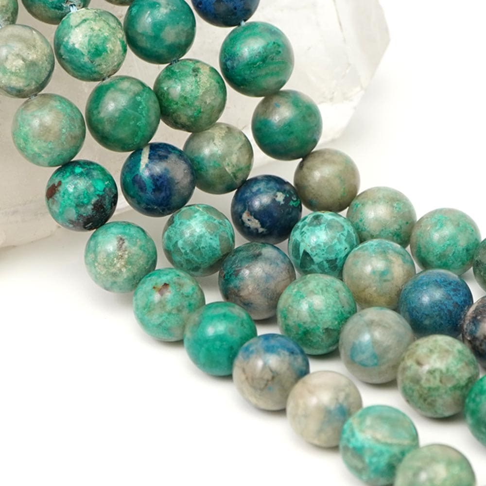 クォンタムクワトロシリカ 12mm 丸玉 ビーズ 連売り 約38cm エンジェルストーン 超希少 天然石 パワーストーン 石 丸 玉 珠 連 手芸 手作り 自作 ハンドメイド アクセサリー パーツ 素材 材料 12ミリ cs2g