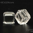 水晶 8×8-7×7mm キューブ ビーズ 1粒売り バラ売り 珍しい 天然 天然石 変形ビーズ 粒 バラ 石 珠 手芸 手作り 自作 ハンドメイド アクセサリー パーツ 材料 素材