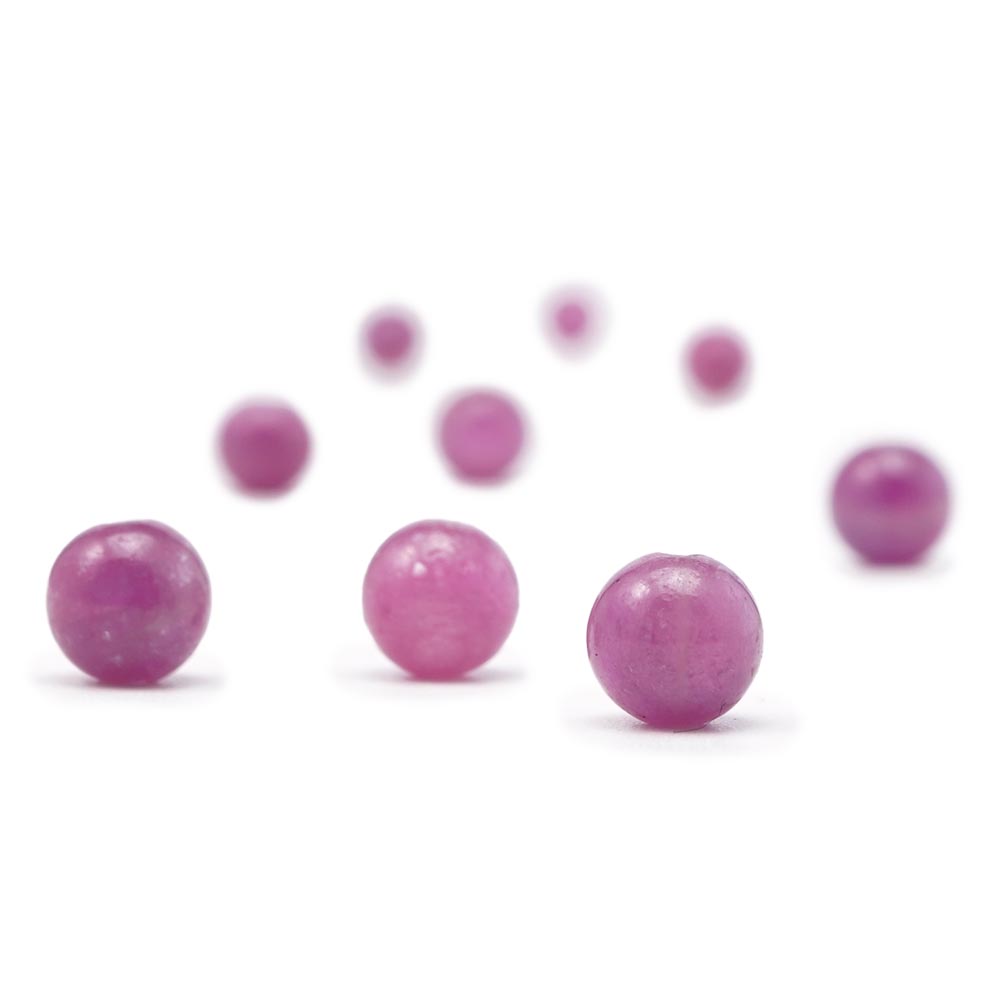 ルビー 6mm 丸玉 ビーズ 1粒売り バラ売り 紅玉 7月誕生石 天然石 パワーストーン バラ 素材 パーツ アクセサリーパーツ ハンドメイド パーツ 自作 6ミリ