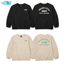 ★送料無料★THE NORTH FACE★K'S AKRON SWEATSHIRTS NM5MN55 スウェット トレーナー パーカー スエット 男の子 女の子 キッズ KIDS ジュニア ラウンド 丸襟 ストレッチ ショート ノースフェイス ホワイトレーベル WHITE LABEL 韓国 人気 新作 かわいい コーデ