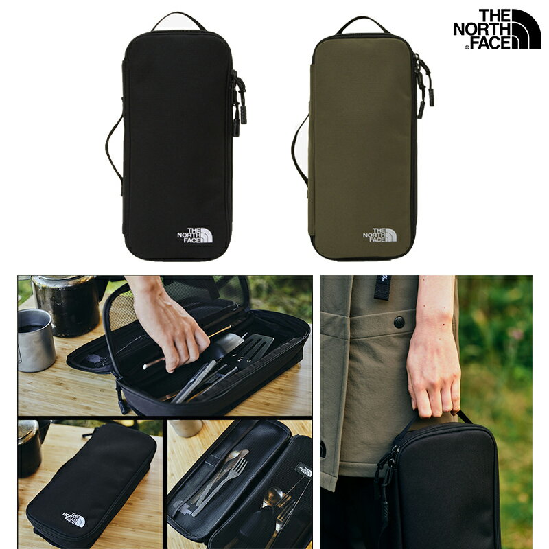 ★送料無料★THE NORTH FACE★FLD CUTLERY CASE NN2PP90 カトラリーケース ツールケース 携帯 バッグ ケース 食器 スプーン フォーク ナイフ 箸入れ 箸箱 収納 レジャー メッシュ コンパクト グラ…