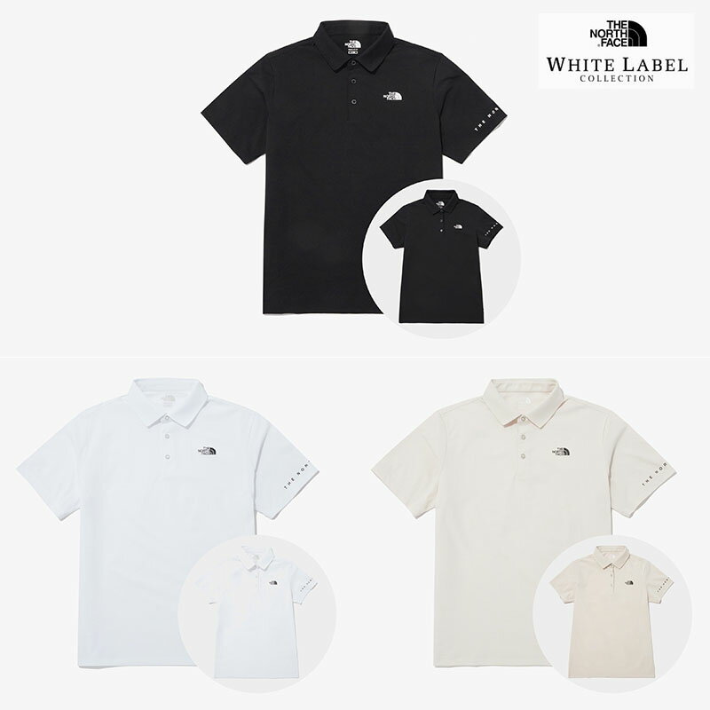 ̵ [THE NORTH FACE] STINSON S/S POLO NT7PP02 ݥ Ⱦµ T T-SHIRTS ۥ磻ȥ졼٥ WHITE LABEL  ǥ  ڹ Ρե 襤  奢 ͵ 2023 饦  ̤