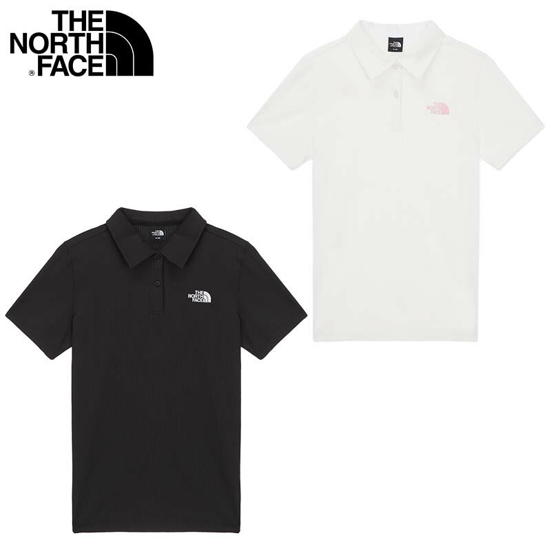 樂天商城 - ★送料無料★[THE NORTH FACE] NT7PR37 W'S SWING S/S POLO ノースフェイス オープンカラー Tシャツ ポロシャツ 半袖 韓国 ファッション 安らかさ 女性用