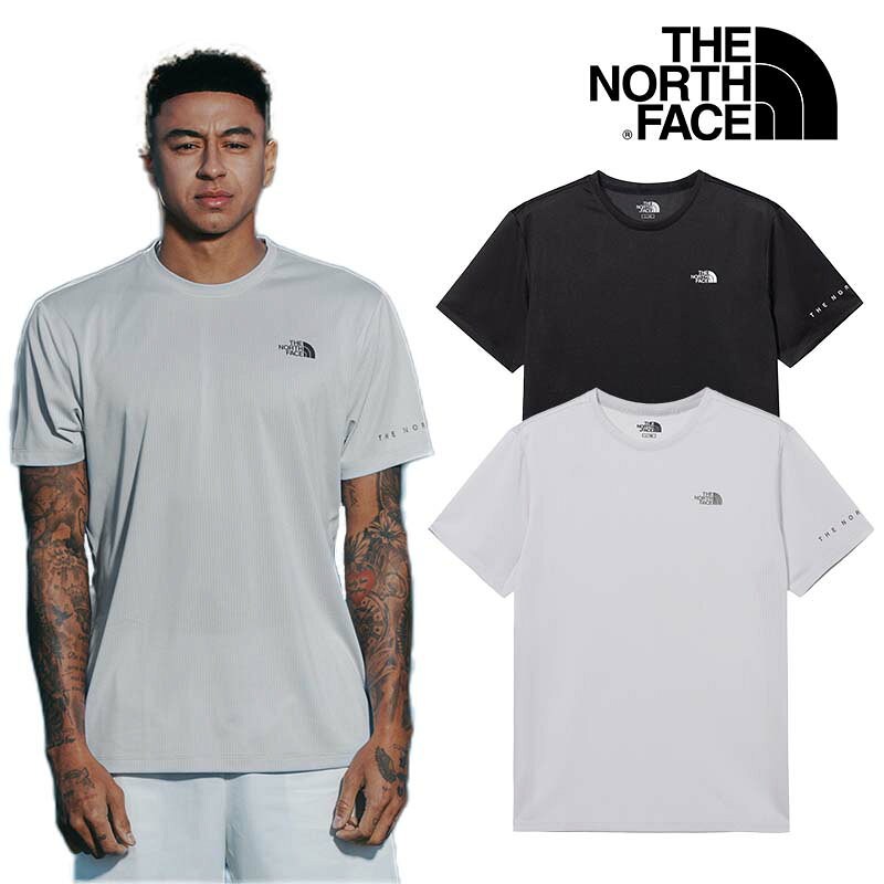 乐天商城 - ★配送無料★ [THE NORTH FACE] NT7UR20 VENTRUN S/S R/TEE ショートスリーブ ティーシャツ 半袖 ラウンドネックエコ ストリート ロゴ メンズ レディース 男性用 女性用