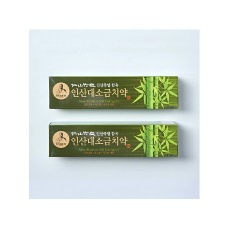 ★配送無料★ [1+1] 仁山竹塩歯磨き粉 160g+160g Insan Bamboo Salt Toothpaste 9回竹塩配合 韓国 BTS ジョングクのサムネイル