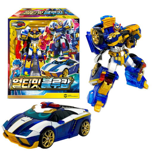 ★配送無料★ [Metal Cardbot ] メタルカードボット アルティメットブルーカップ メタルカード 青色 パトカー フィギュア 自動車 変身 変身ロボット 韓国ロボット ロボット 韓国 アニメ おもちゃ 子供 男の子