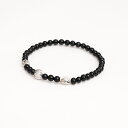 ★配送無料★ [DELIXIR] Thin Onyx Layered Bracelet 天然石 ブレスレット 遺棄動物後援ブランド 韓国 アクセサリー BTS ジョングク 着用 愛用 レディース メンズ