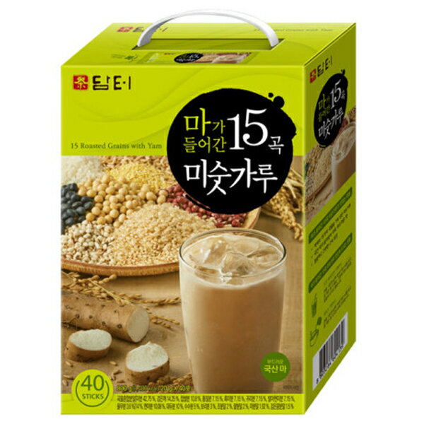 [ダムト] ナガイモが入ってる 15穀物 ミスカル 20gX40包 15 Roasted Grains with Yam ミスッカル ナガイモ 朝食 飲む穀物 韓国 韓国食品 お茶 飲み物 お茶 粉末