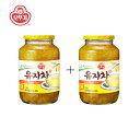 ★送料無料★オットギ★2個セット 柚子茶 1kg×2瓶(2kg) ゆず茶 ユジャチャ 韓国茶 韓国伝統茶 柑橘 効能 効果 栄養 マーマレード 喉 味 健康 ジ...