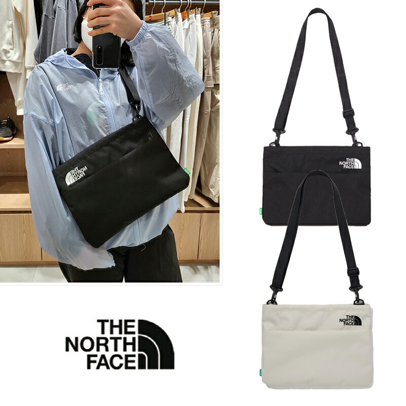 ザ・ノース・フェイス ミニショルダーバッグ レディース 送料無料 [THE NORTH FACE] SLIM CROSS BAG NN2PN11 ノースフェイス スリムクロスバッグ 韓国 ショルダーバッグ 斜め掛け ミニ コンパクト レディース メンズ WHITE LABEL ホワイトラベル スクエア 四角 かわいい 限定 コーデ カジュアル ユニセックス 男女共用 黒 白